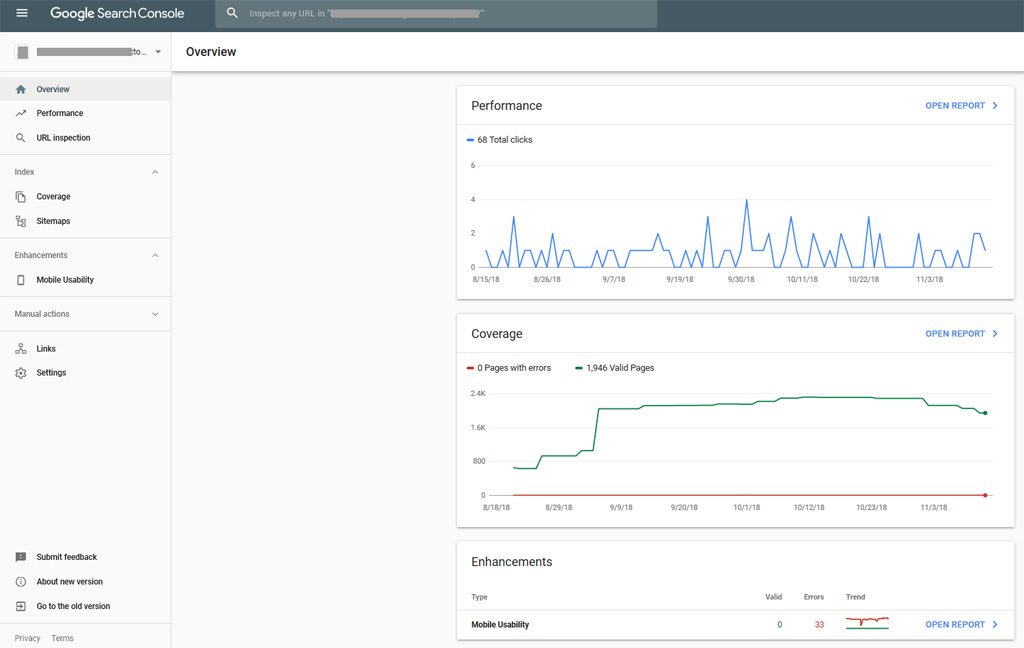 Google Search Console Overview