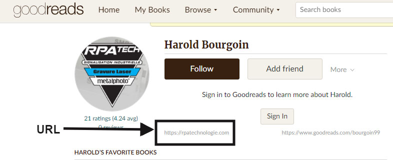 Goodreads Profile