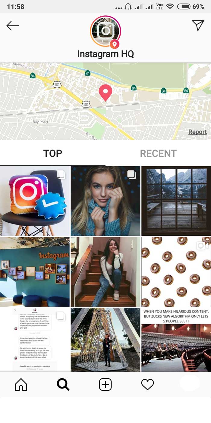 Tag Business Location in Instagram Post