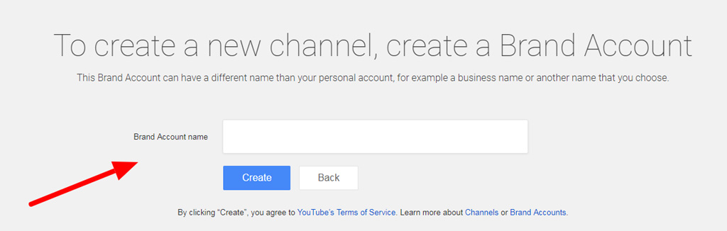 Choose a Name for Your YouTube Channel