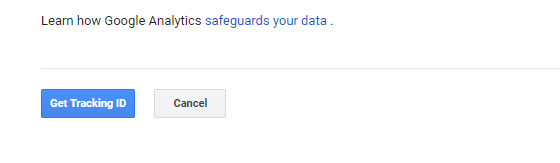 Get Google Analytics Tracking ID