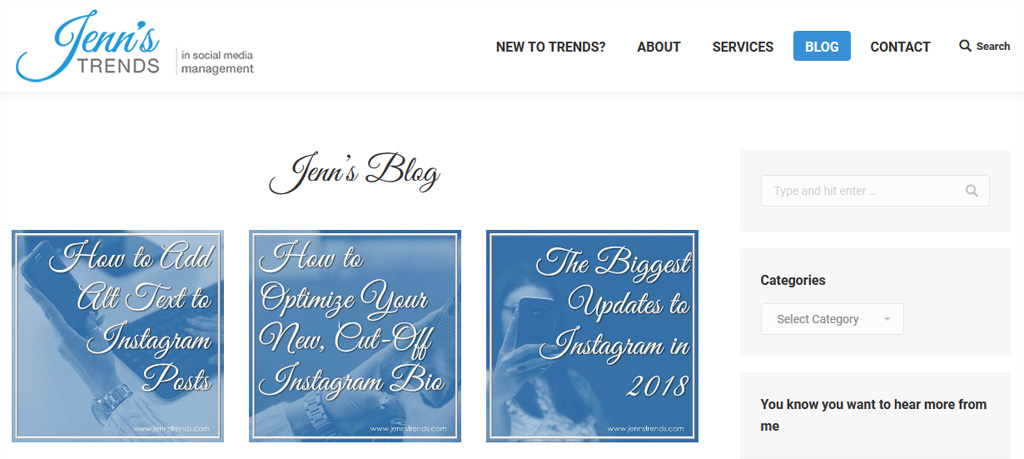 Jenn’s Trends Blog