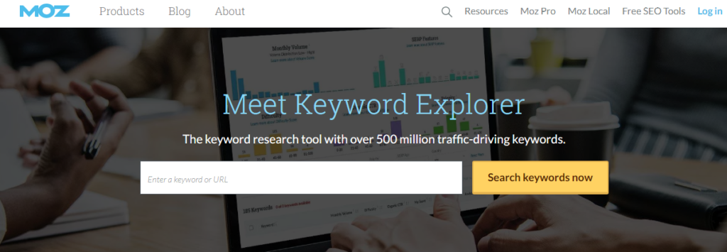 Moz Keyword Explorer