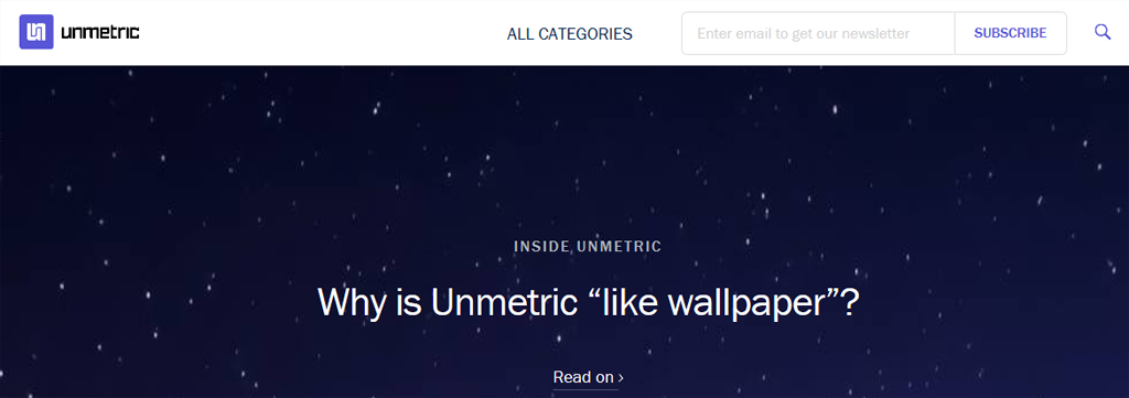 Unmetric