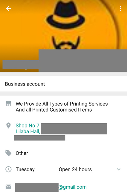 WhatsApp Business Profile