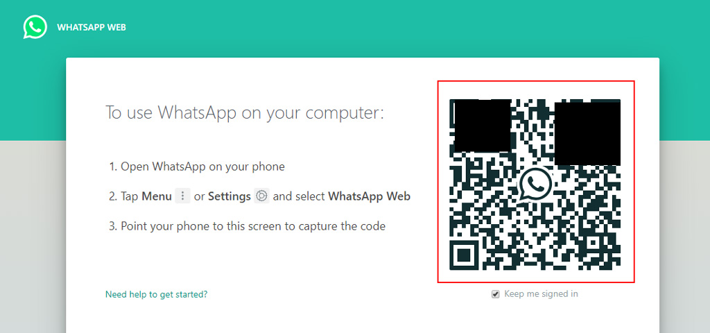 WhatsApp Web QR Code