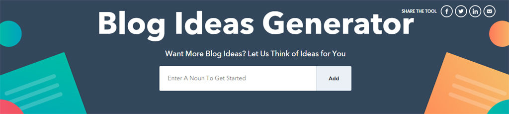 HubSpot Blog Ideas Generator