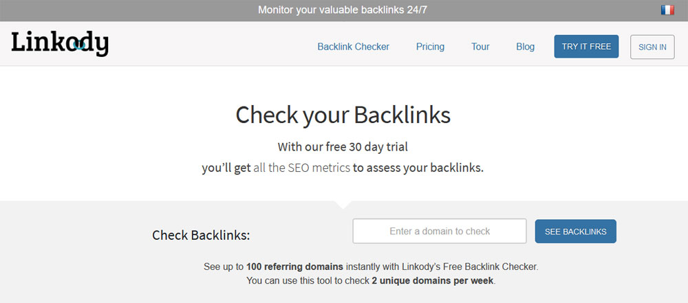 Linkody Backlink Checker