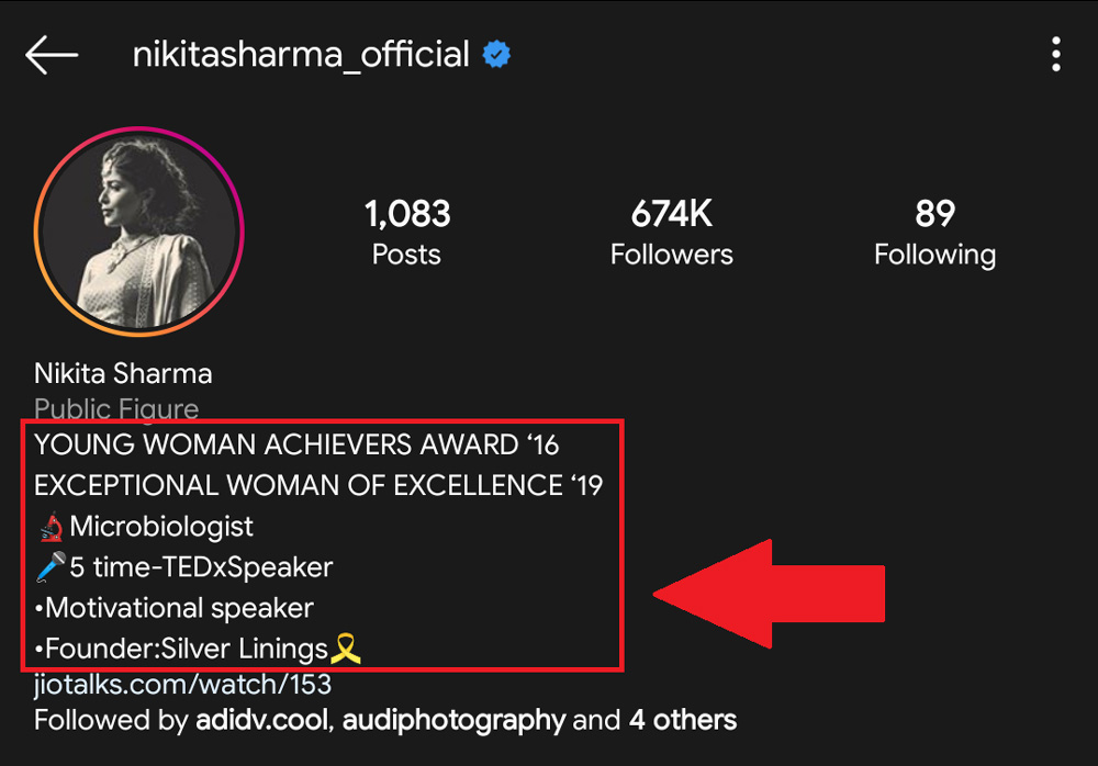 Audit Instagram Bio