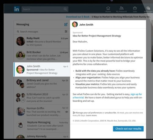 Use LinkedIn Ads