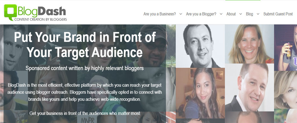 Blogdash Blogger Outreach Tools